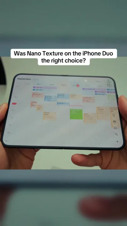 Was using a nano texture display on the iPhone Duo the right choice?  @apple @Umar Naqshba...