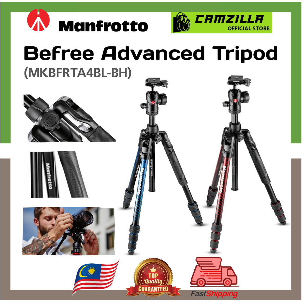 Manfrotto Befree Advanced Aluminum Travel Tripod on Shopee Malaysia