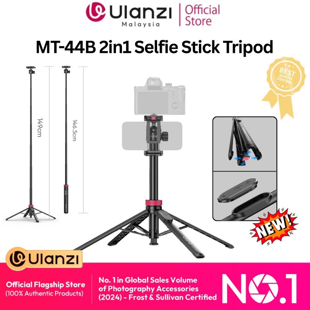 Ulanzi MT-44B Selfie Stick Tripod