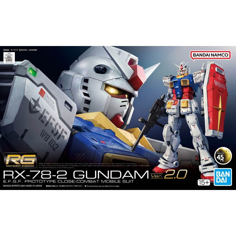 Bandai RG RX-78-2 Gundam Ver.2.0