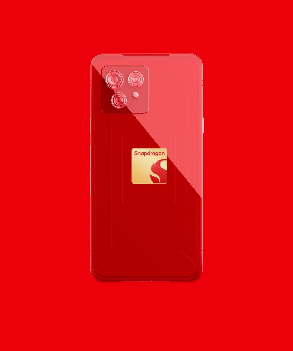 Concept phone render showing the Snapdragon 8 Elite Gen 6 badge on the back camera module