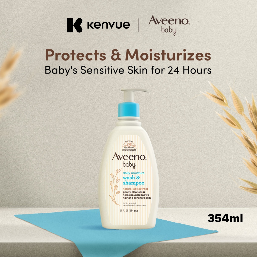 Aveeno Baby Wash and Shampoo 354ml