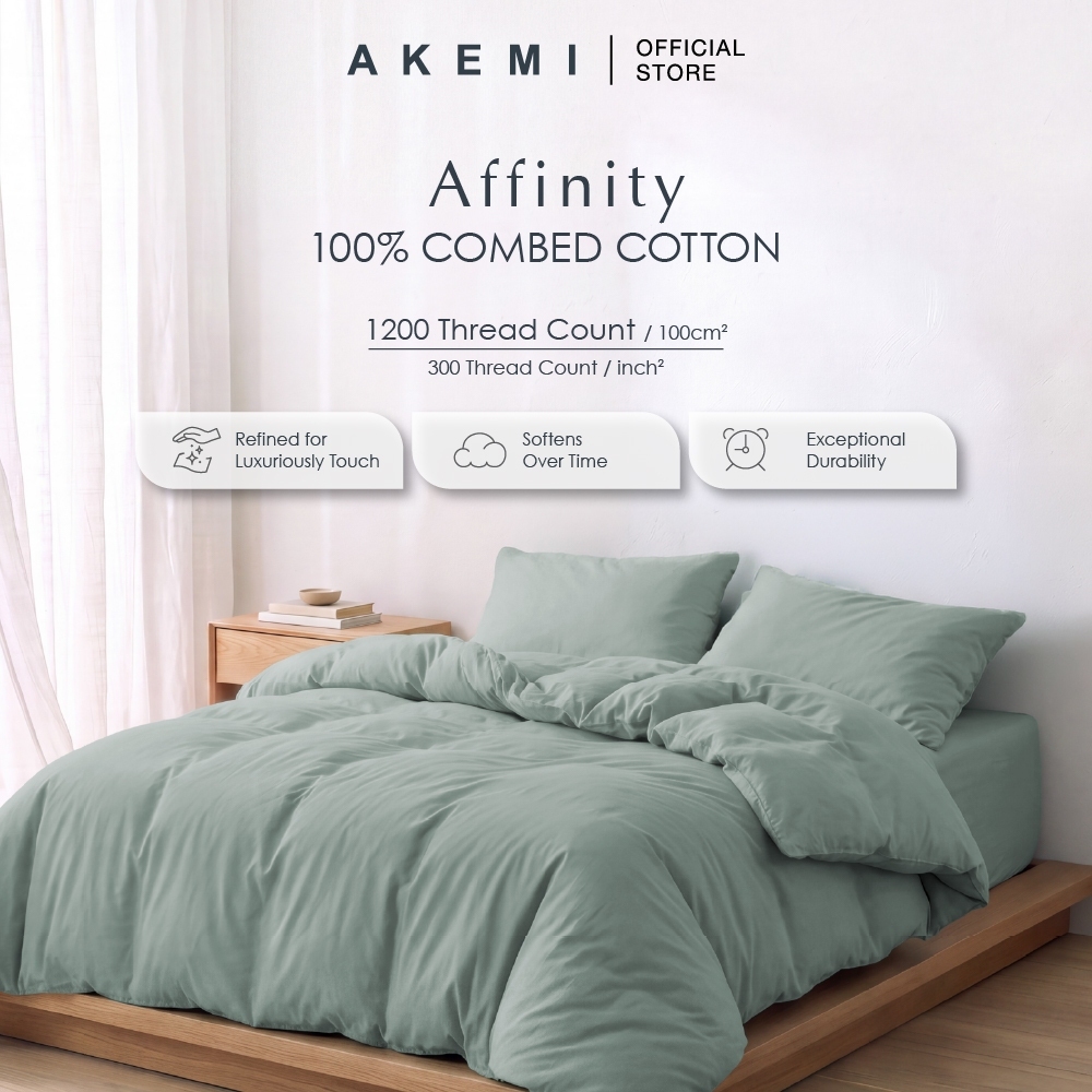 AKEMI Cotton Select Affinity Quilt Cover Set