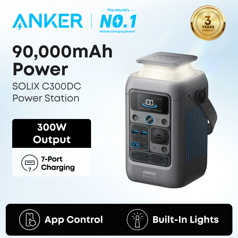 Anker SOLIX C300DC Power Bank Station