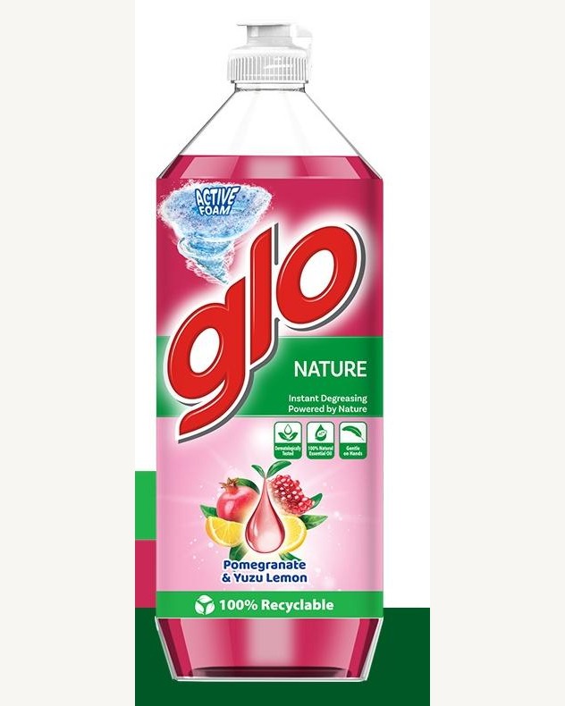 Glo Nature Dishwashing Liquid Pomegranate & Yuzu Lemon 900 ml