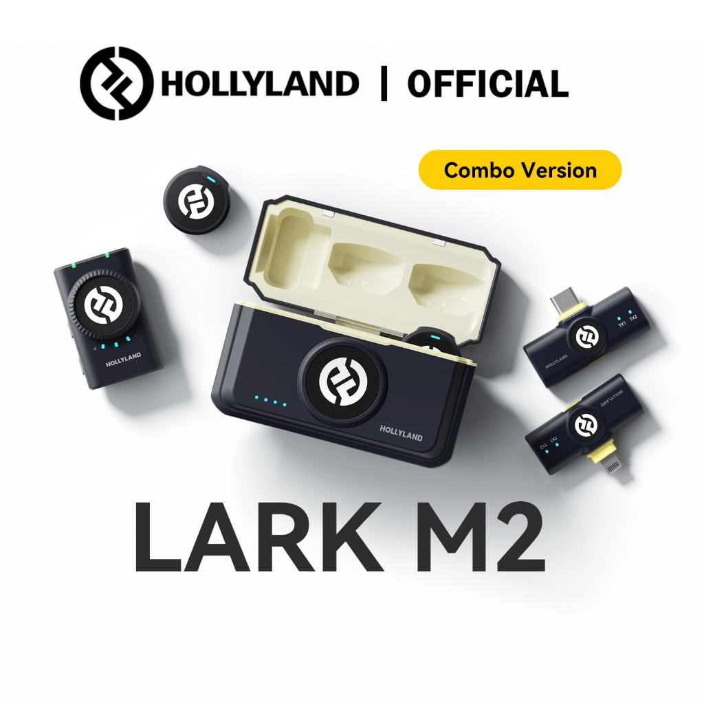 Hollyland Lark M2 Duo Wireless Lavalier Microphone