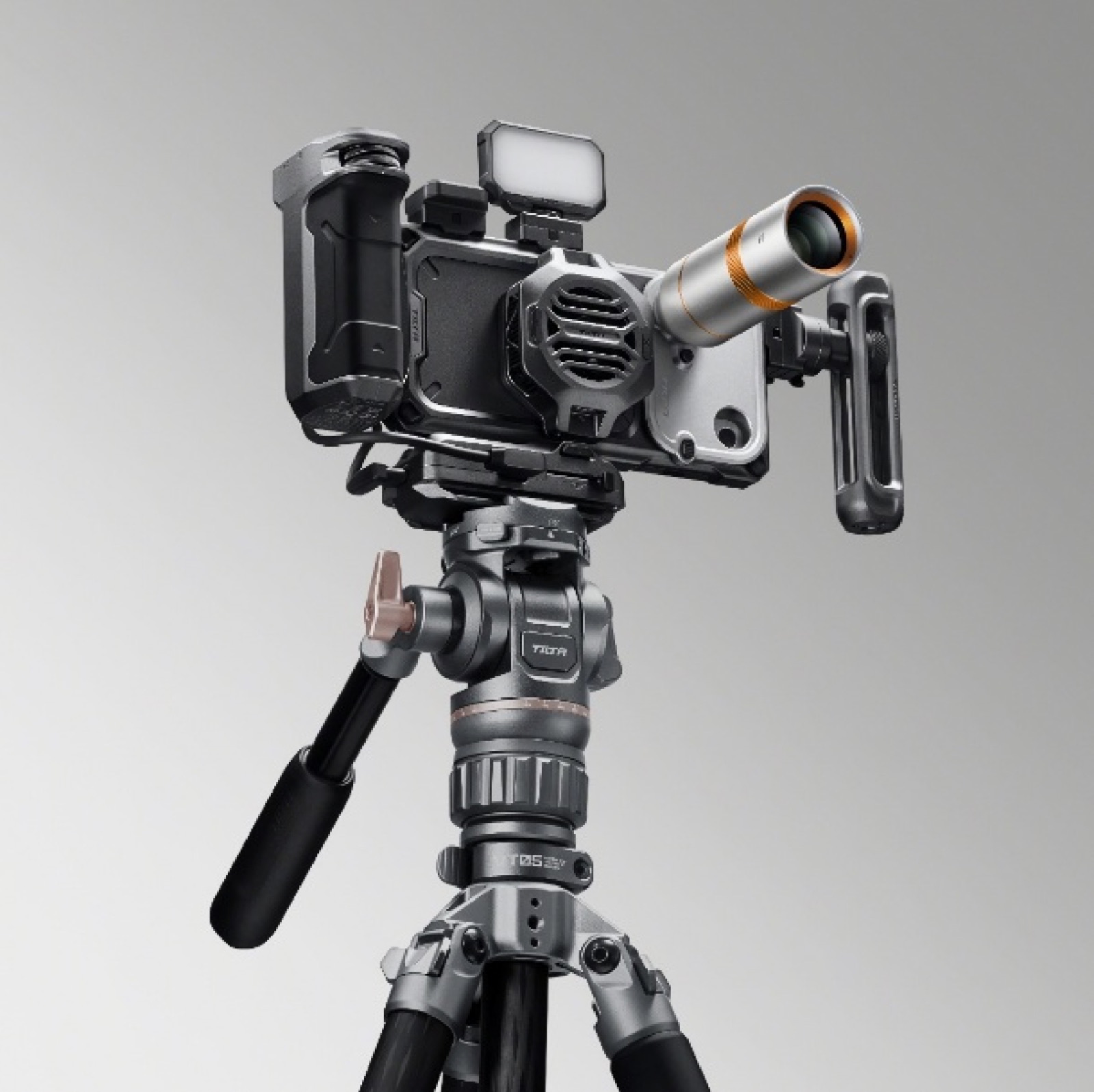 Tilta Khronos Creator Kit rig for the OPPO Find X10 Pro Max on a tripod