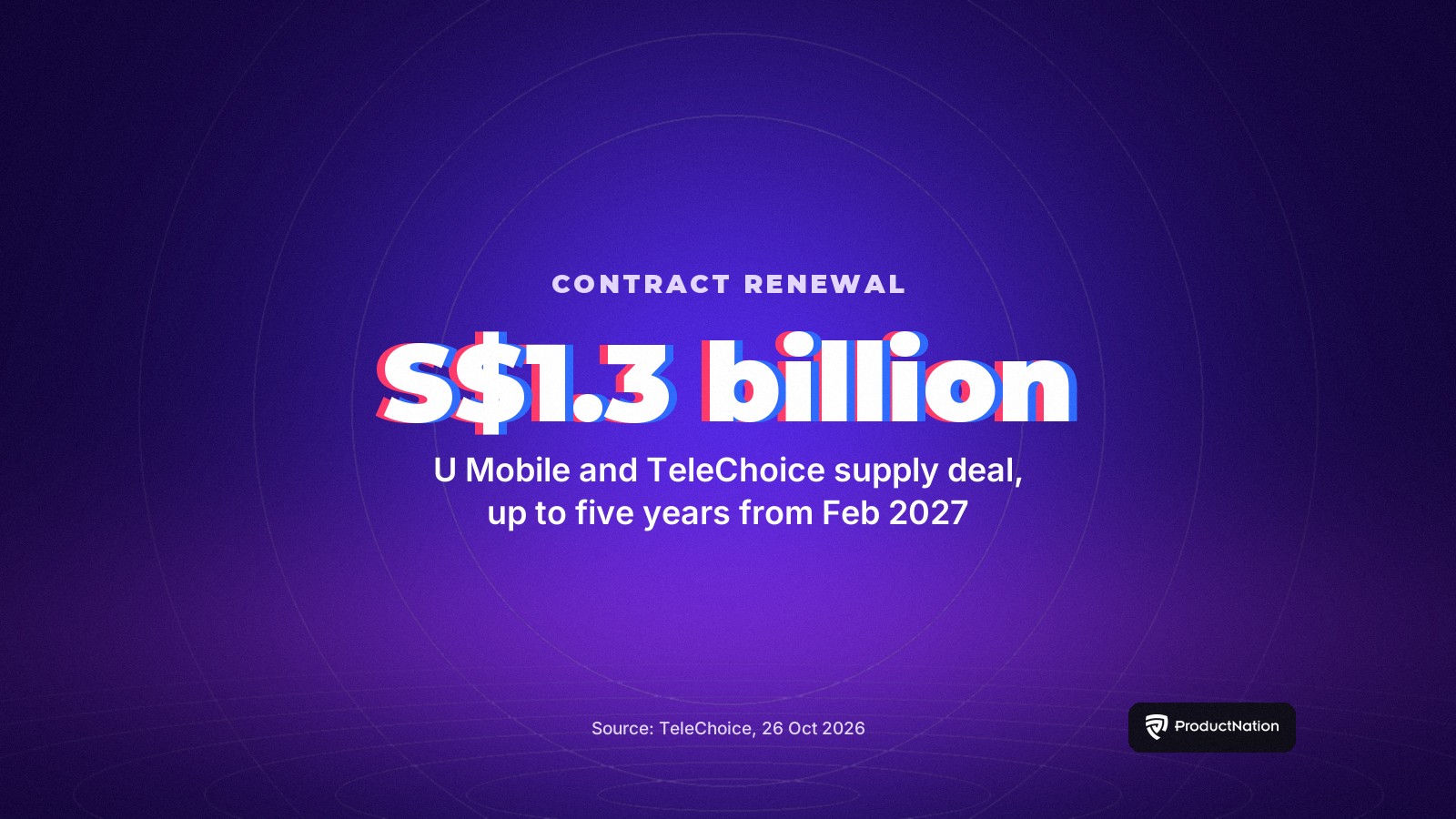 U Mobile Renews TeleChoice Supply Deal at S$1.3 Billion, Up From S$500 Million