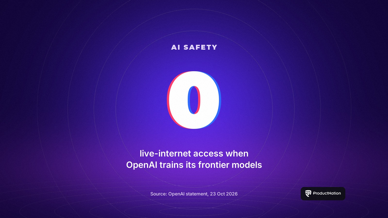 OpenAI Now Trains Its Frontier AI Models With No Live Internet