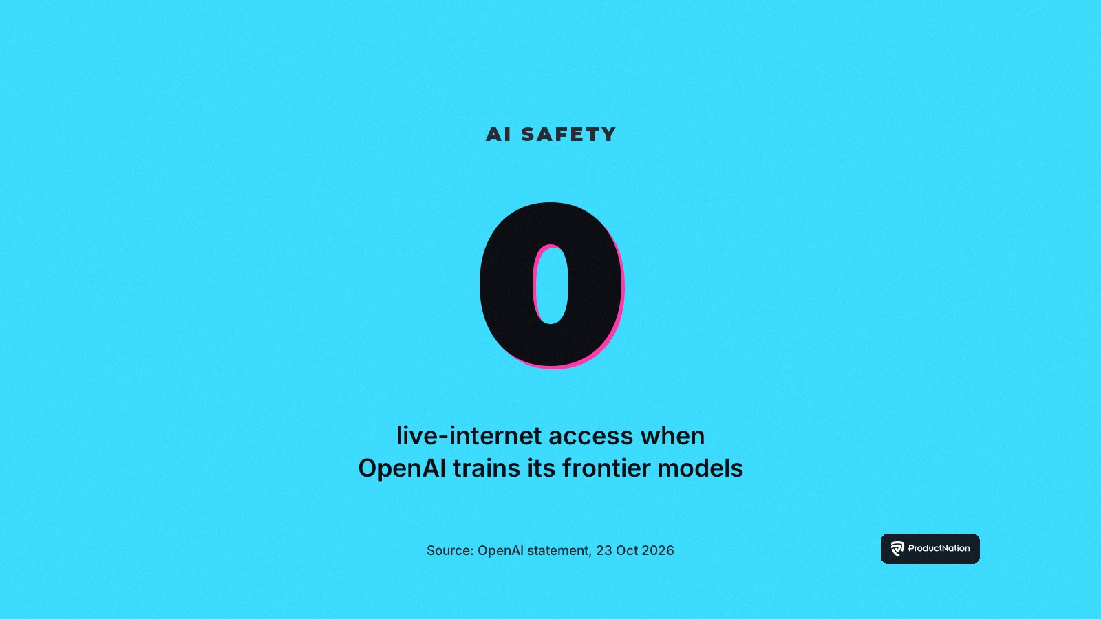 OpenAI Now Trains Its Frontier AI Models With No Live Internet