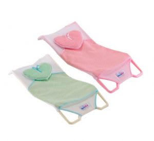 Baby bath seat with net stand