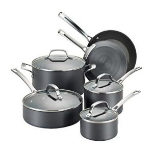 Hard anodized cookware set