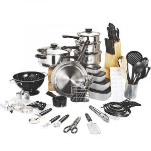 Starter cookware set for college students