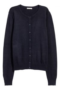 Buttoned cotton cardigan