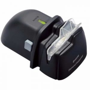 Electric knife sharpener for ceramic knives