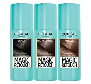 Loreal Paris Magic Retouch Root Touch Up Hair  Temporary Colour Spray 75  g 1 Black