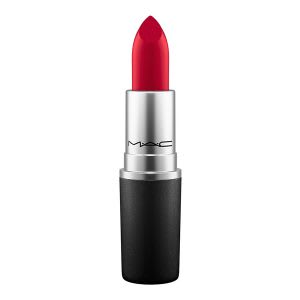 Cherry red lipstick