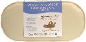 naturepedic organic cotton bassinet mattress