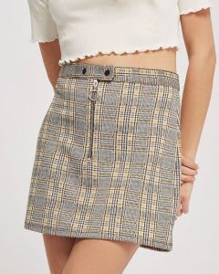 Best petite check mini skirt