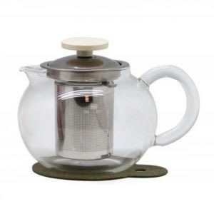 Best hot water teapot with strainer and filter for flower tea