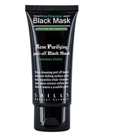 Deep cleansing black charcoal mask peel for men
