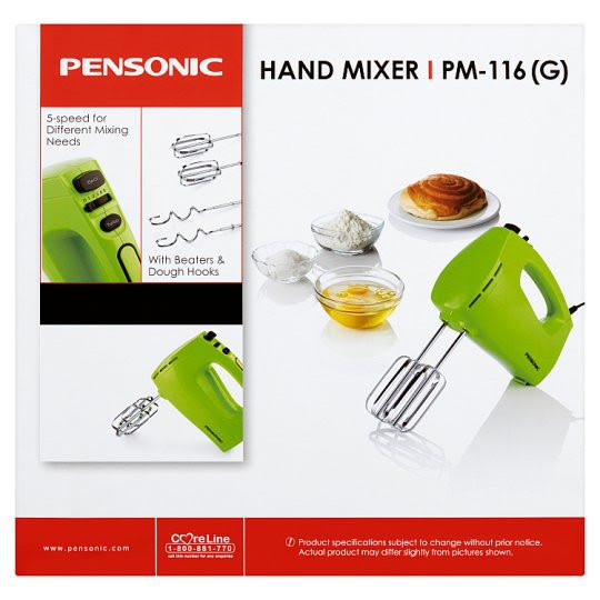 Pensonic Hand Mixer PM-116 Harga & Review / Ulasan Terbaik Di Malaysia 2024