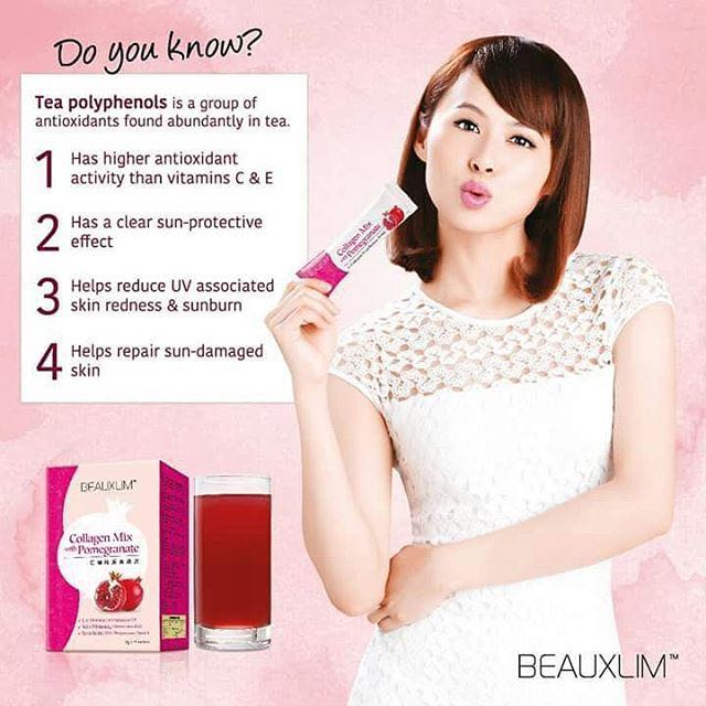 Beauxlim Collagen Mix with Pomegranate Harga & Review ...