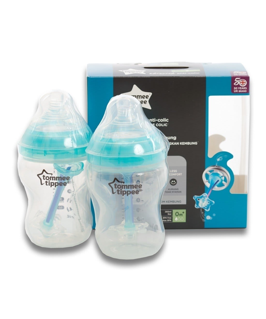 Tommee Tippee Advanced Anti Colic Bottle (260ml/9oz) - 2 Pack Harga ...