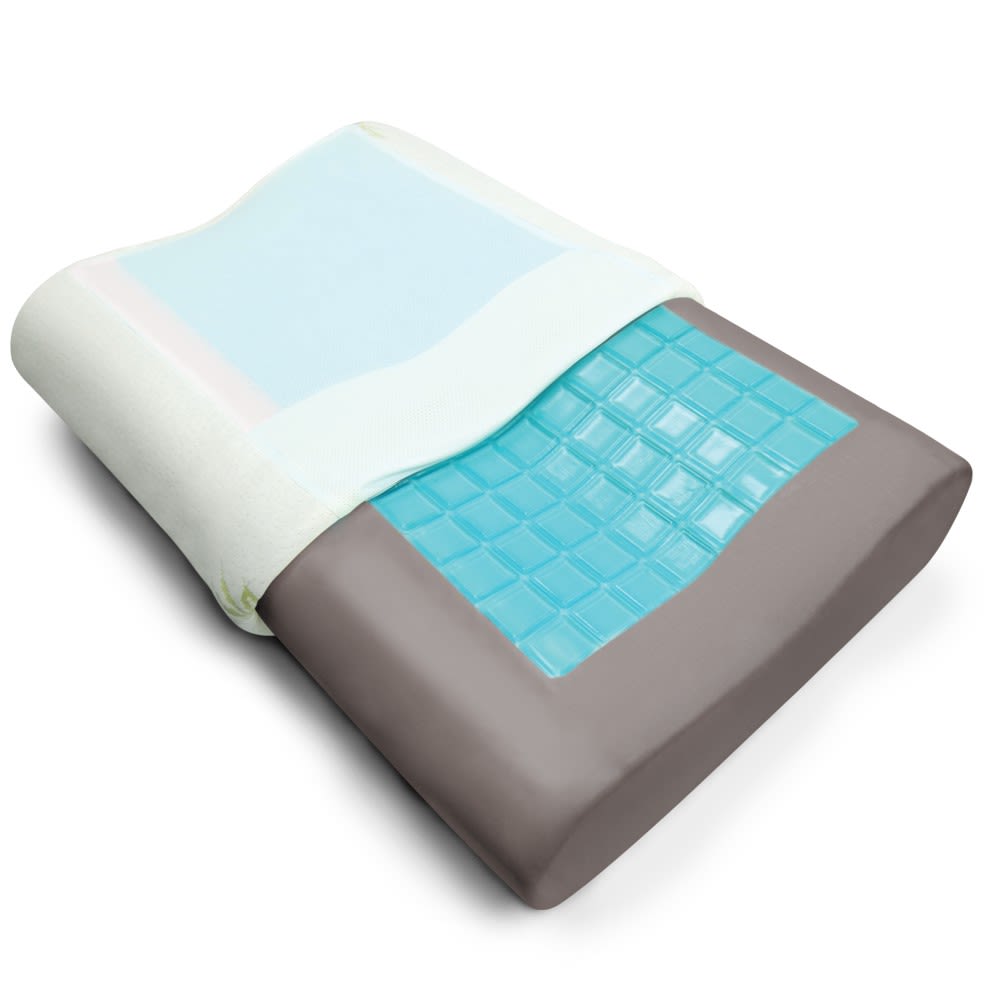 Jean Perry Ecohealth Bamboo Charcoal Gel Memory Pillow Harga & Review / Ulasan Terbaik di