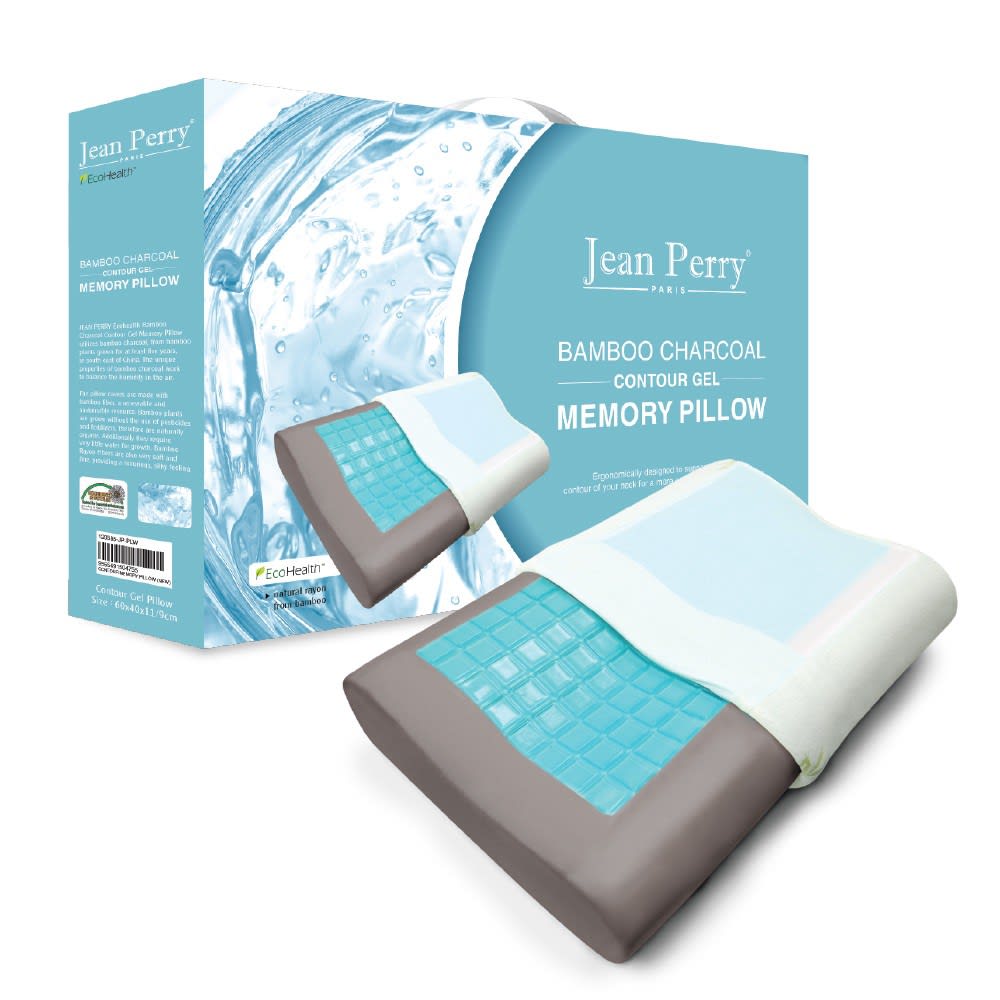Jean Perry Ecohealth Bamboo Charcoal Gel Memory Pillow Harga & Review