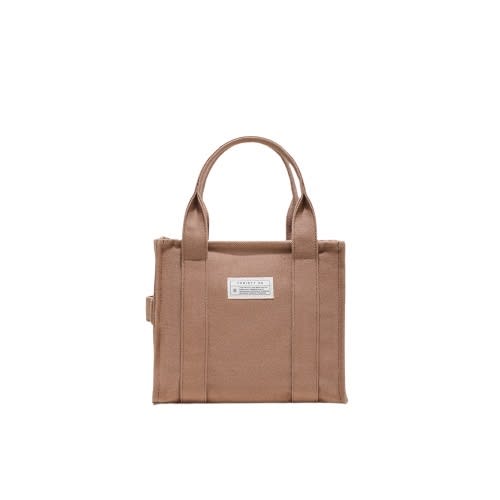 Christy Ng - Tokyo Mini Canvas Tote in Chocolate Bubble