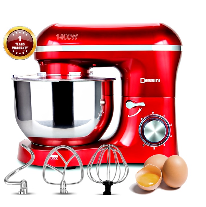DESSINI ITALY 6 Speed Electric Stand Mixer (6.5L)