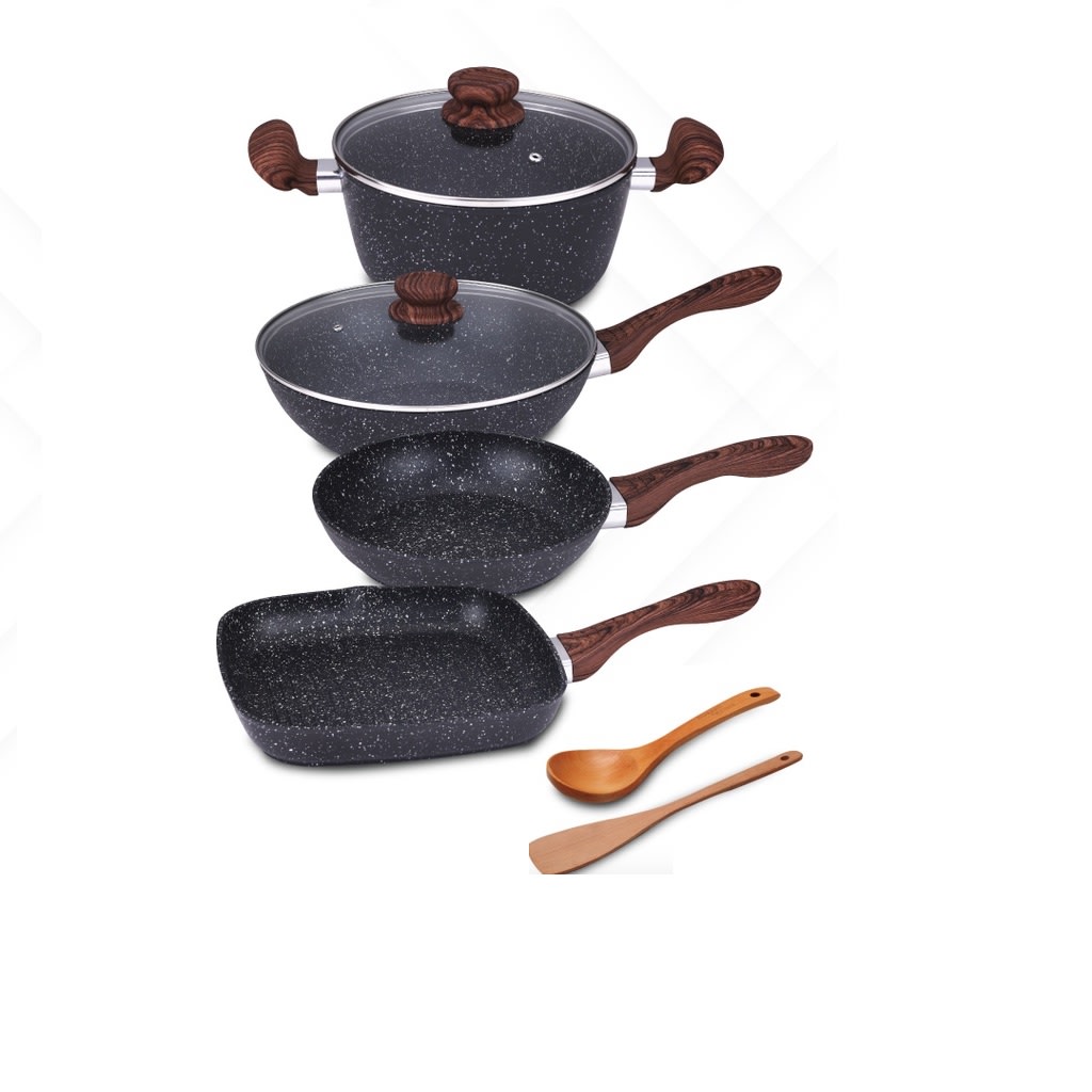 Russell Taylors Romano Cookware 4 Piece Pots & Pans Set CWS-7