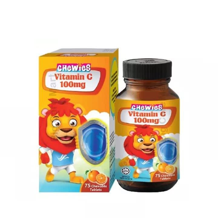 Chewies Children Chewable Vitamin C 100mg