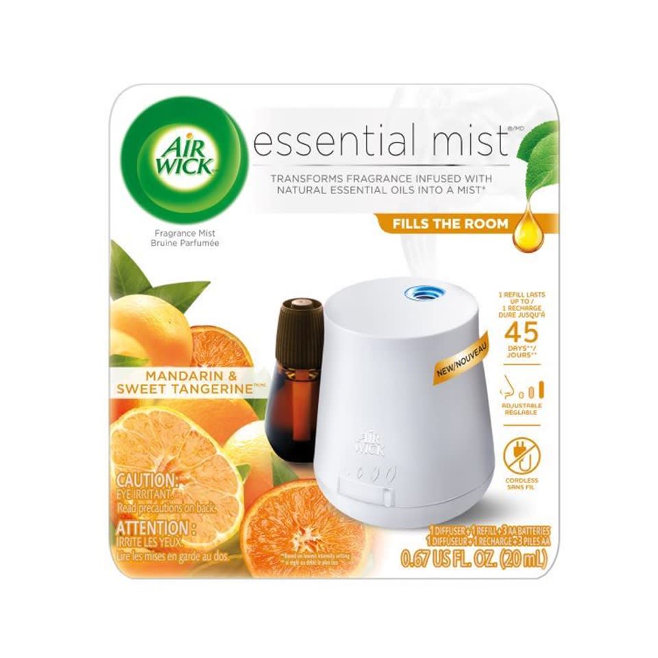 Air Wick Essential Mist Diffuser Starter Kit - Mandarin & Sweet Tangerine