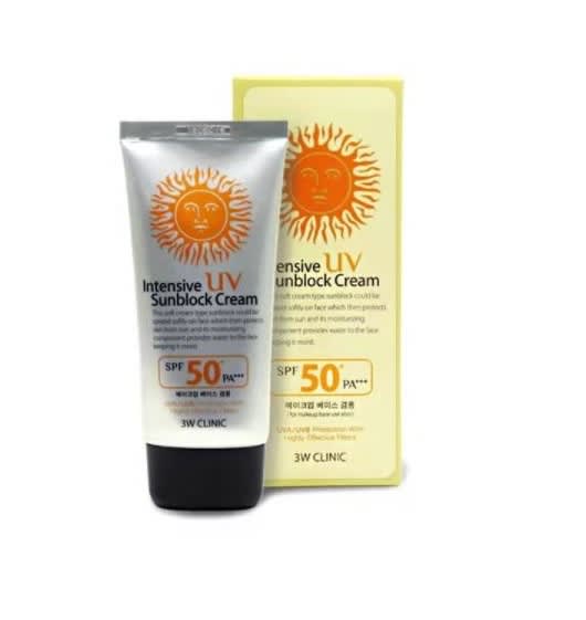 3W Clinic Intensive UV Sun Block Cream (70ml)