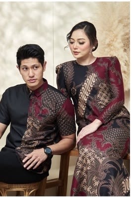 Baju Raya Viral 2022 Batik Couple Set Sedondon