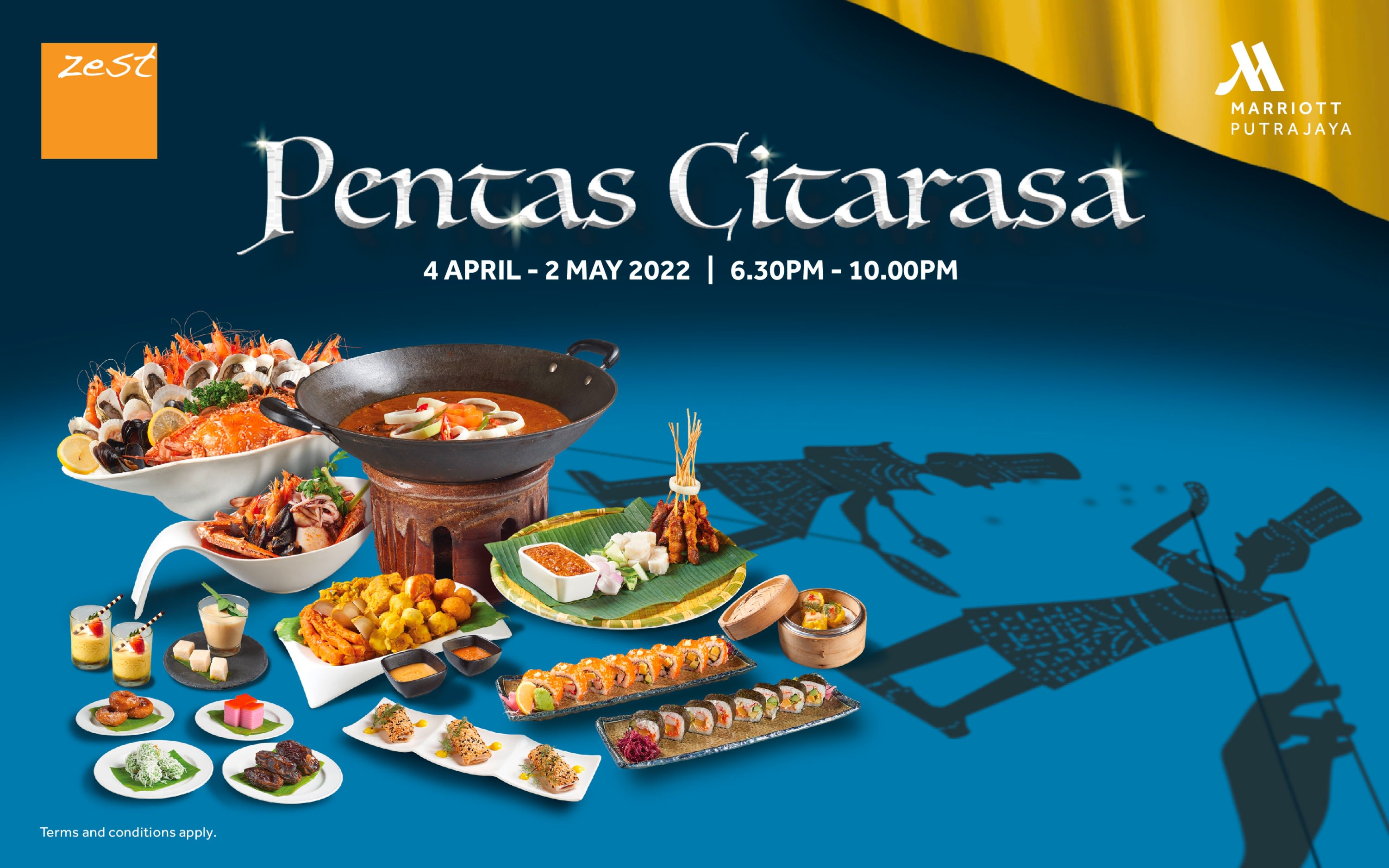 Pentas Citarasa – Zest Lifestyle Restaurant, Putrajaya Marriott Hotel