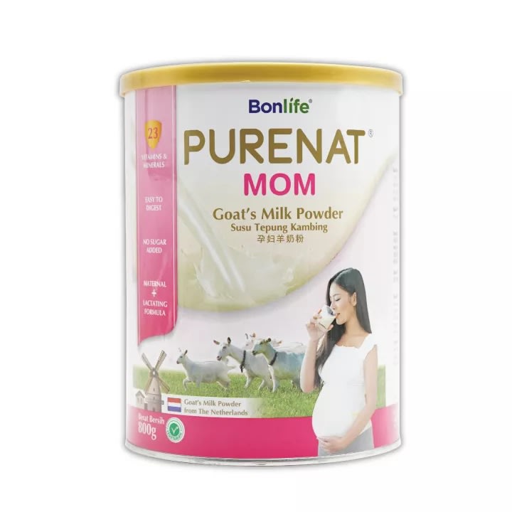 Bonlife PURENAT MOM Goat's Milk Powder Maternal + Lactating Formula