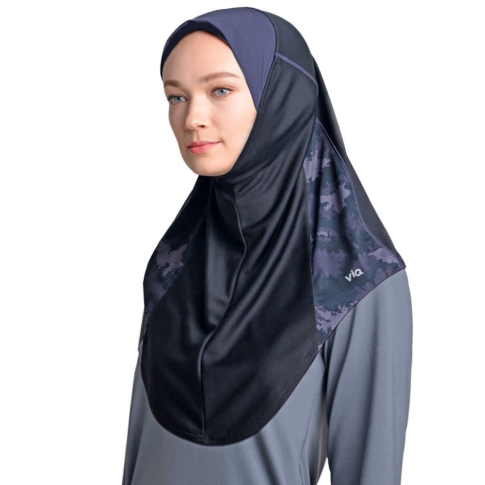 ViQ Camo Active Hijab - Elastic Sport Hijab Modest Muslimah