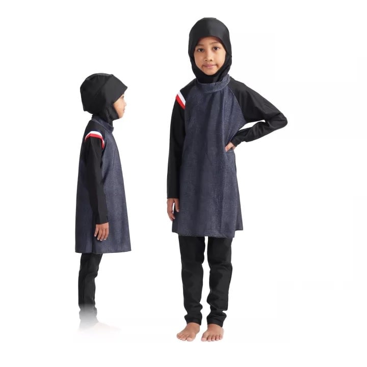 Mamakiddies Muslimah Kids Swimming Suit Girl Long Sleeve