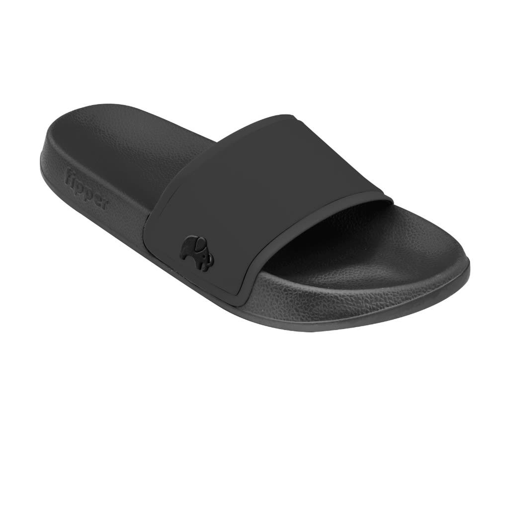 Fipper Slip On Non-Rubber for Unisex in Black