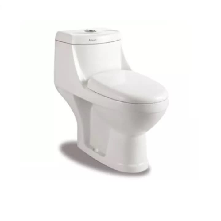 DOCASA COMO  MILTON One Piece WC Toilet Bowl S Trap Wash Down Water Closet