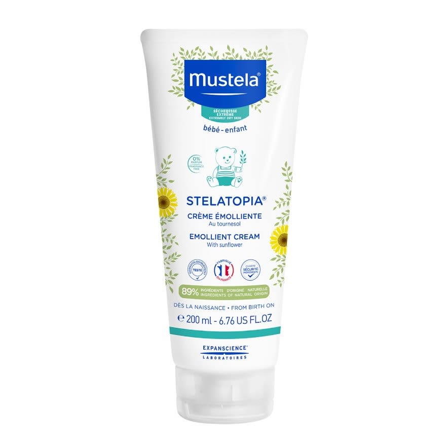MUSTELA Stelatopia Emollient Cream With Sunflower for Extremely Dry Skin