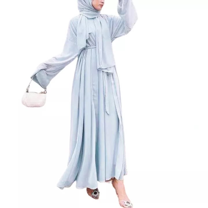 Abaya cardigan inner dress muslimah jubah dubai