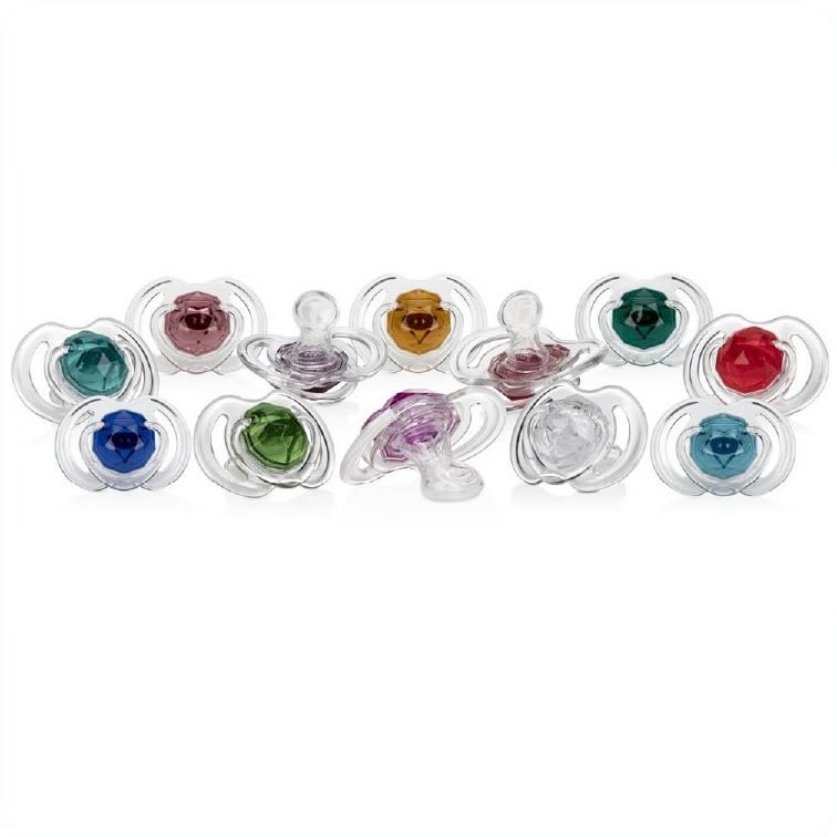 Nuby Little Gems with Orthodontic Silicone Soother (6m-18m) NB8642LOS