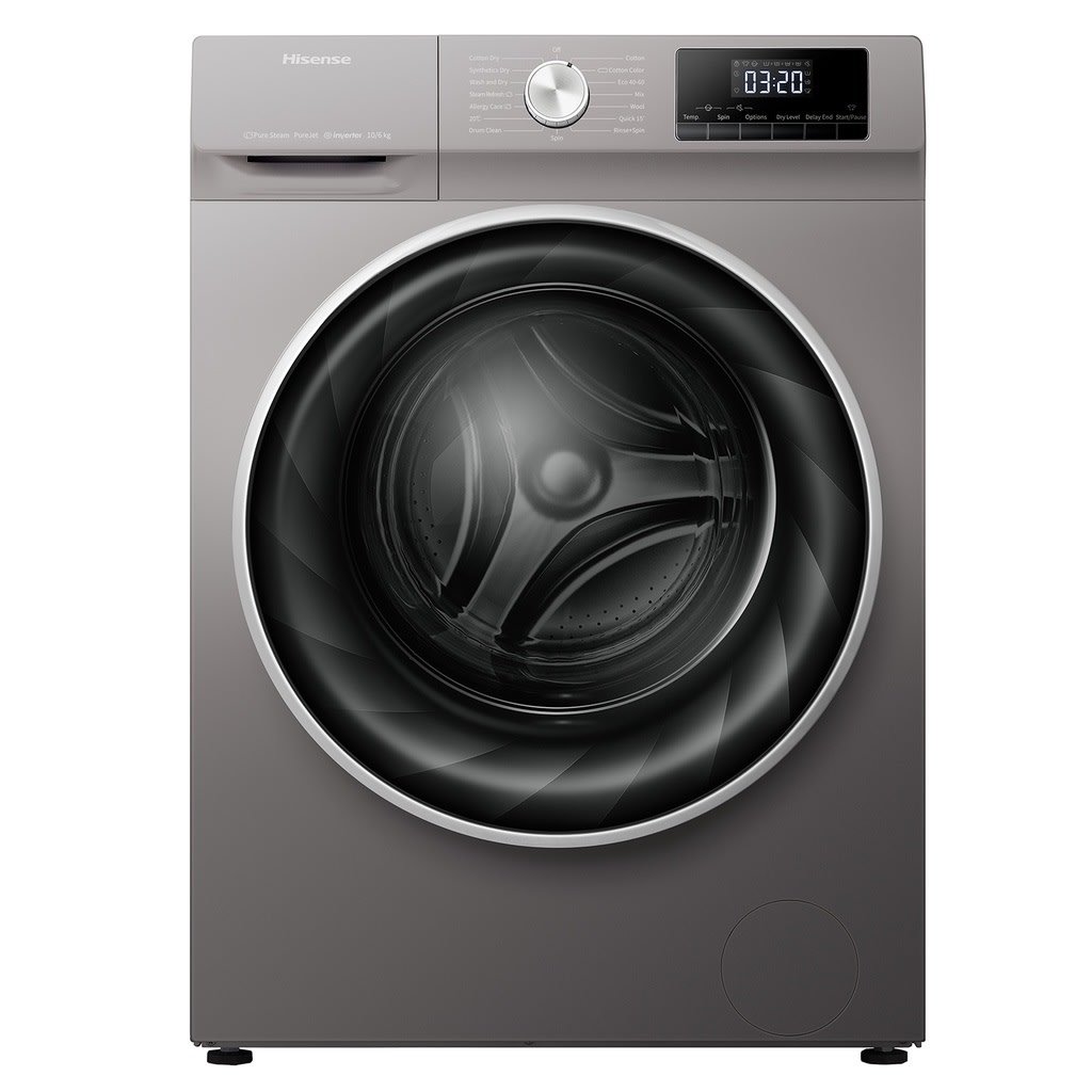 Hisense 10.0KG Front Load 2 in 1 Washer and Dryer  Washing Machine & Dryer WDQY1014EVJM
