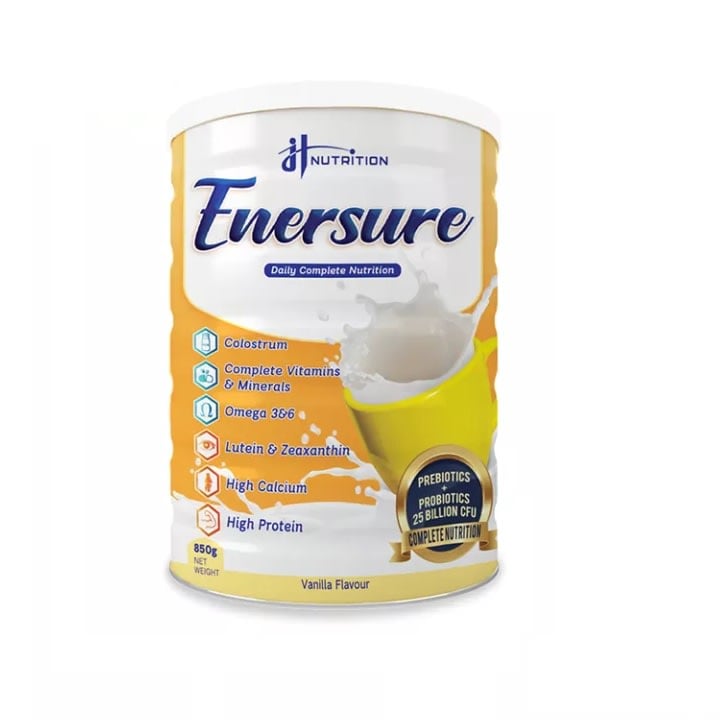 [JH NUTRITION] Enersure (Vanilla) 850g Milk Powder - immune booster