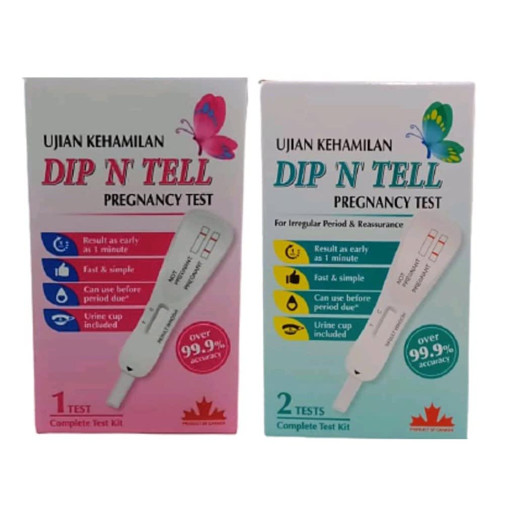 DIP N TELL Pregnancy Test 2s