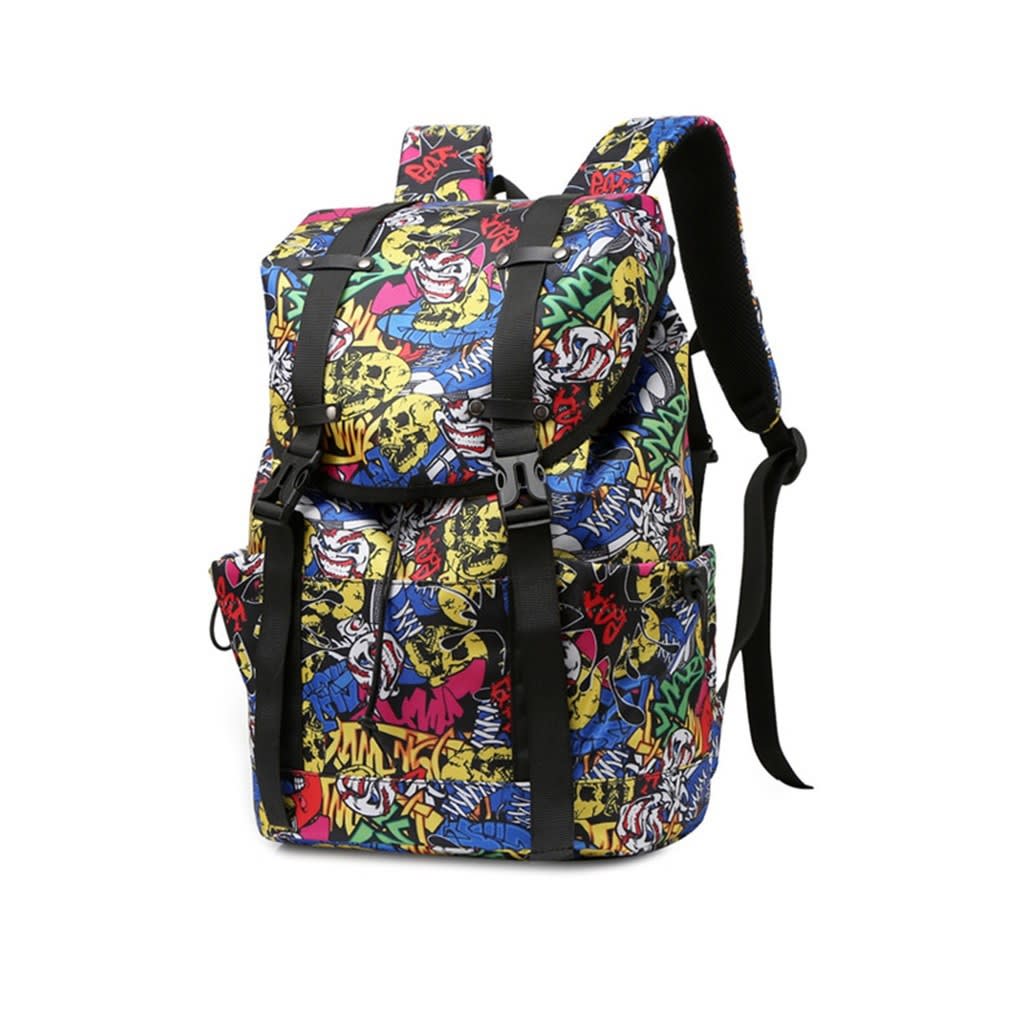 TEEMI Unisex 15 Inch Graffiti Fashion Laptop Backpack
